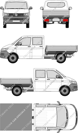 Volkswagen Transporter catre, 2015–2019 (VW_552)