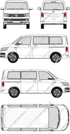 Volkswagen Transporter microbús, 2015–2019 (VW_570)
