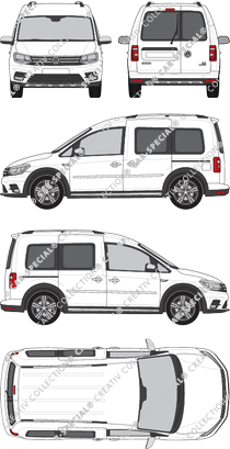 Volkswagen Caddy furgón, 2015–2020 (VW_782)