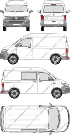 Volkswagen Transporter furgón, 2015–2019 (VW_787)