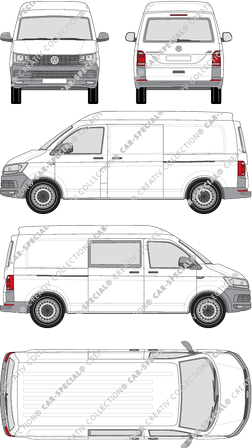Volkswagen Transporter furgón, 2015–2019 (VW_790)