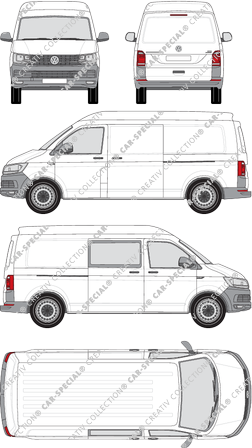 Volkswagen Transporter furgón, 2015–2019 (VW_808)
