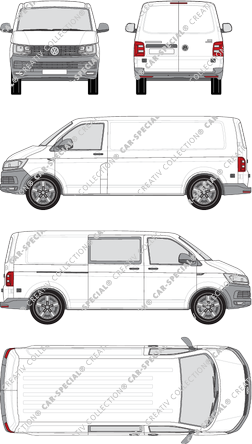 Volkswagen Transporter furgón, 2015–2019 (VW_811)