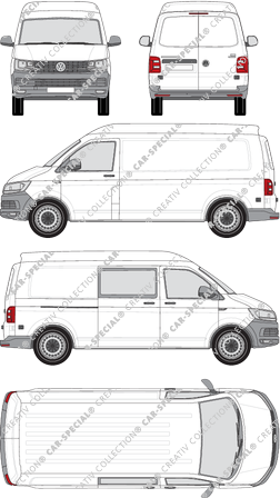 Volkswagen Transporter furgón, 2015–2019 (VW_815)