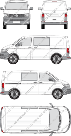 Volkswagen Transporter furgón, 2015–2019 (VW_820)