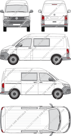Volkswagen Transporter furgón, 2015–2019 (VW_823)