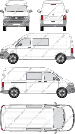 Volkswagen Transporter furgón, 2015–2019 (VW_825)