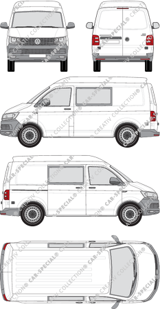 Volkswagen Transporter furgón, 2015–2019 (VW_831)