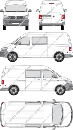 Volkswagen Transporter furgón, 2015–2019 (VW_834)